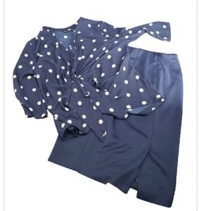 New York & Company Career 2 Piece Top Skirt